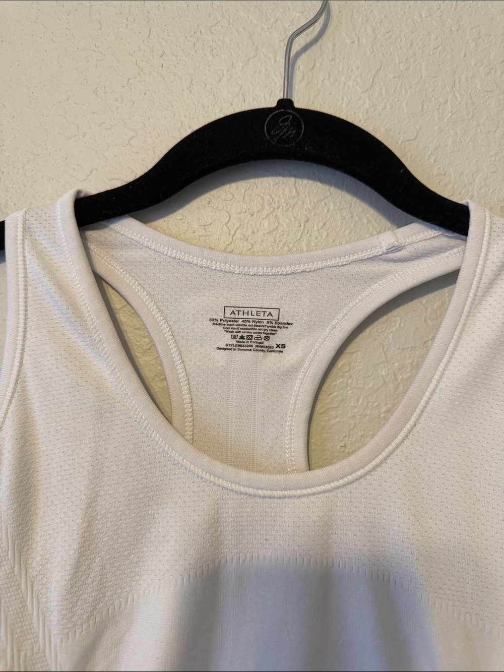 Athleta White Fast Track Racerback Tank Top - Picture 4 of 6